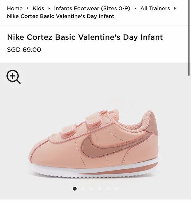 Infant nike cortez pink outlet