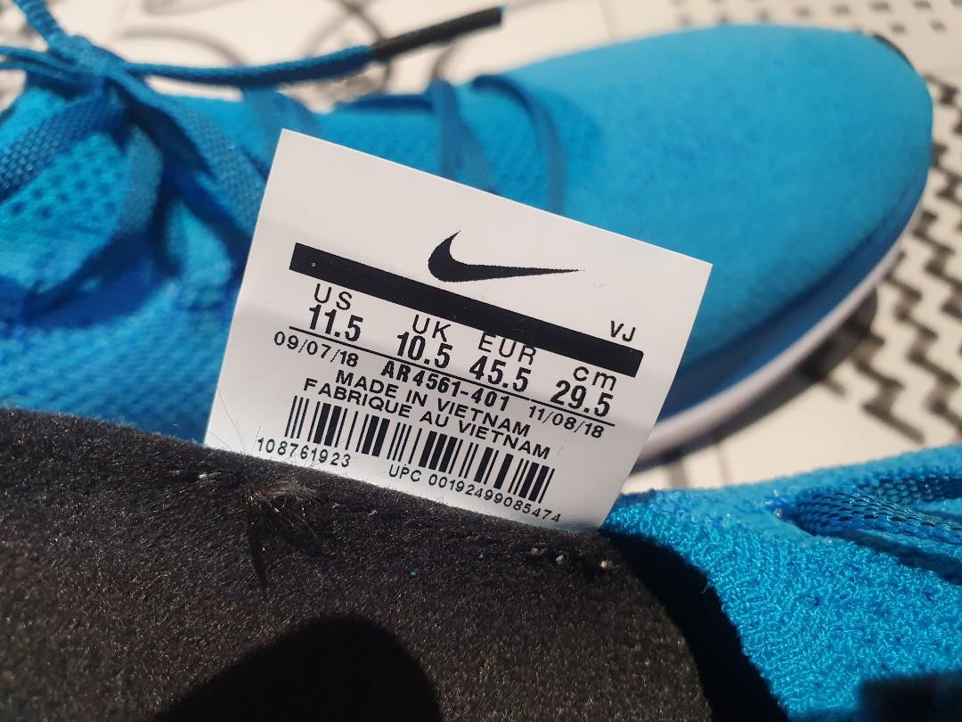 Nike Zoomfly Flyknit Royal Blue US 11.5 Women s Fashion