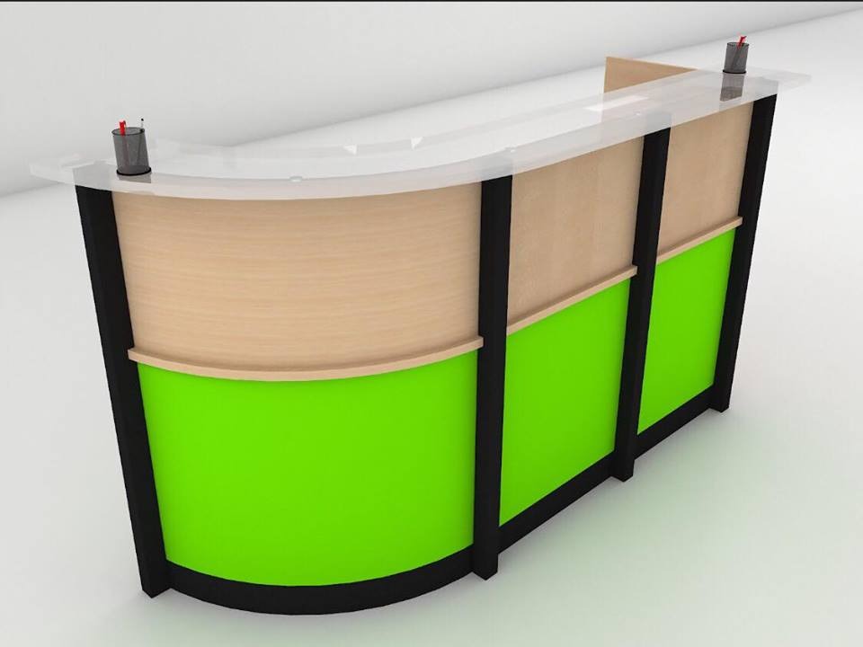 Office partition @Reception Desk / Filing cabinet, Furniture & Home ...