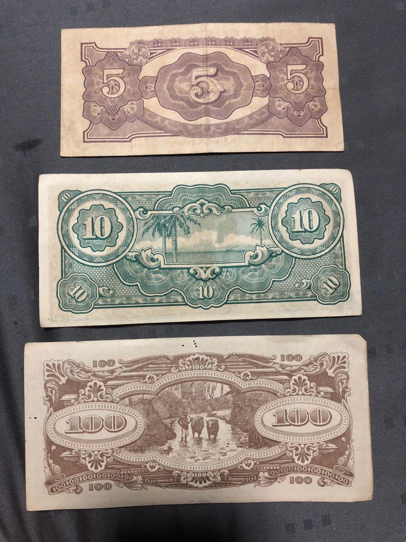 Japanese Banana Notes Authentic, Vintage & Collectibles, Vintage