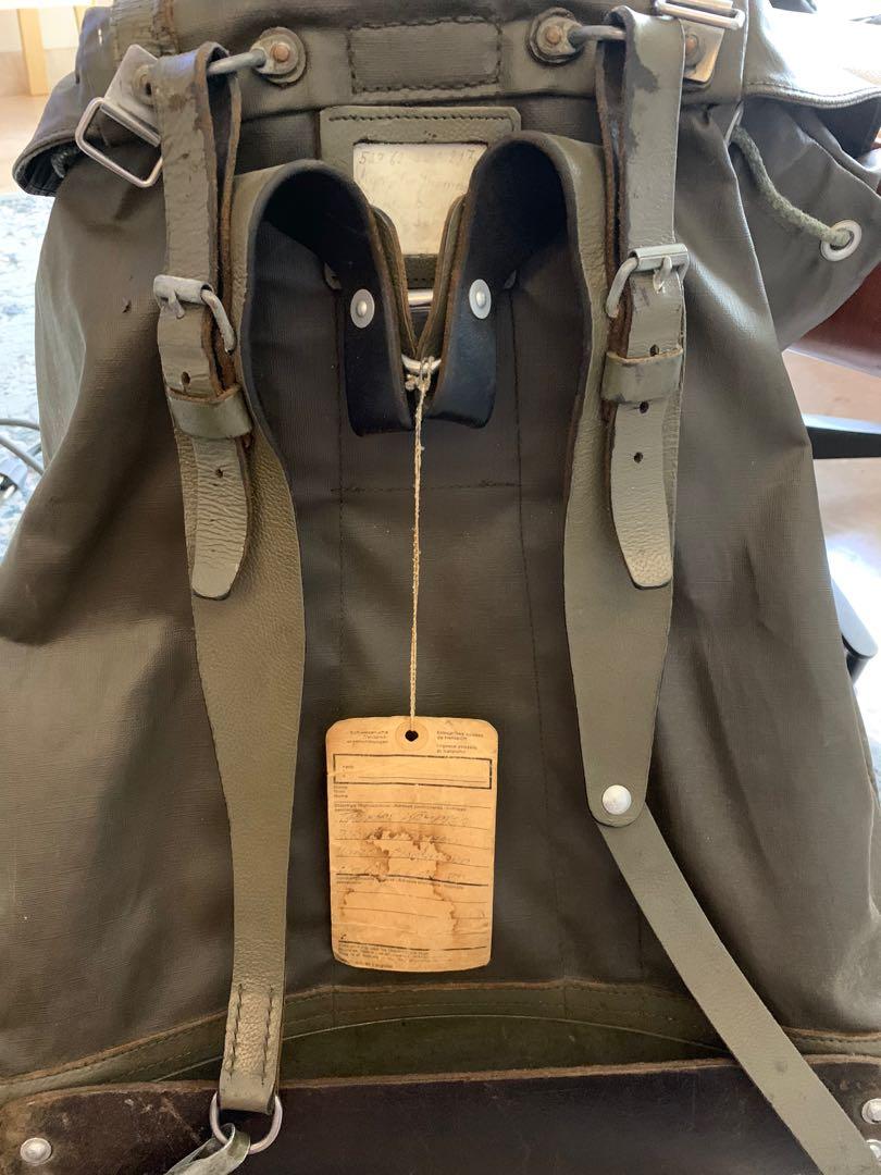 Real Swiss Army Military Backpack from 1980’s For Sale with Original