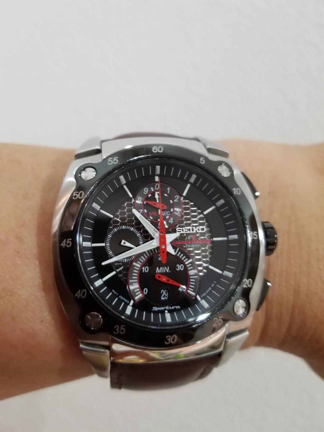 SEIKO F1 HONDA RACING TEAM CHRONOGRAPH WATCH (LIMITED EDITION)., Men's  Fashion, Watches & Accessories, Watches on Carousell