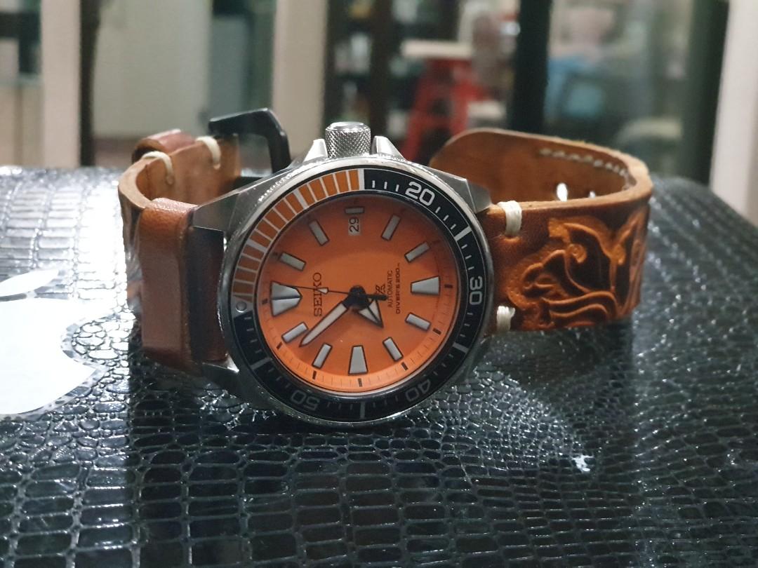 Seiko Watch SRPC07 SAMURAI Pre owned Men s Fashion Watches Accessories Watches on Carousell