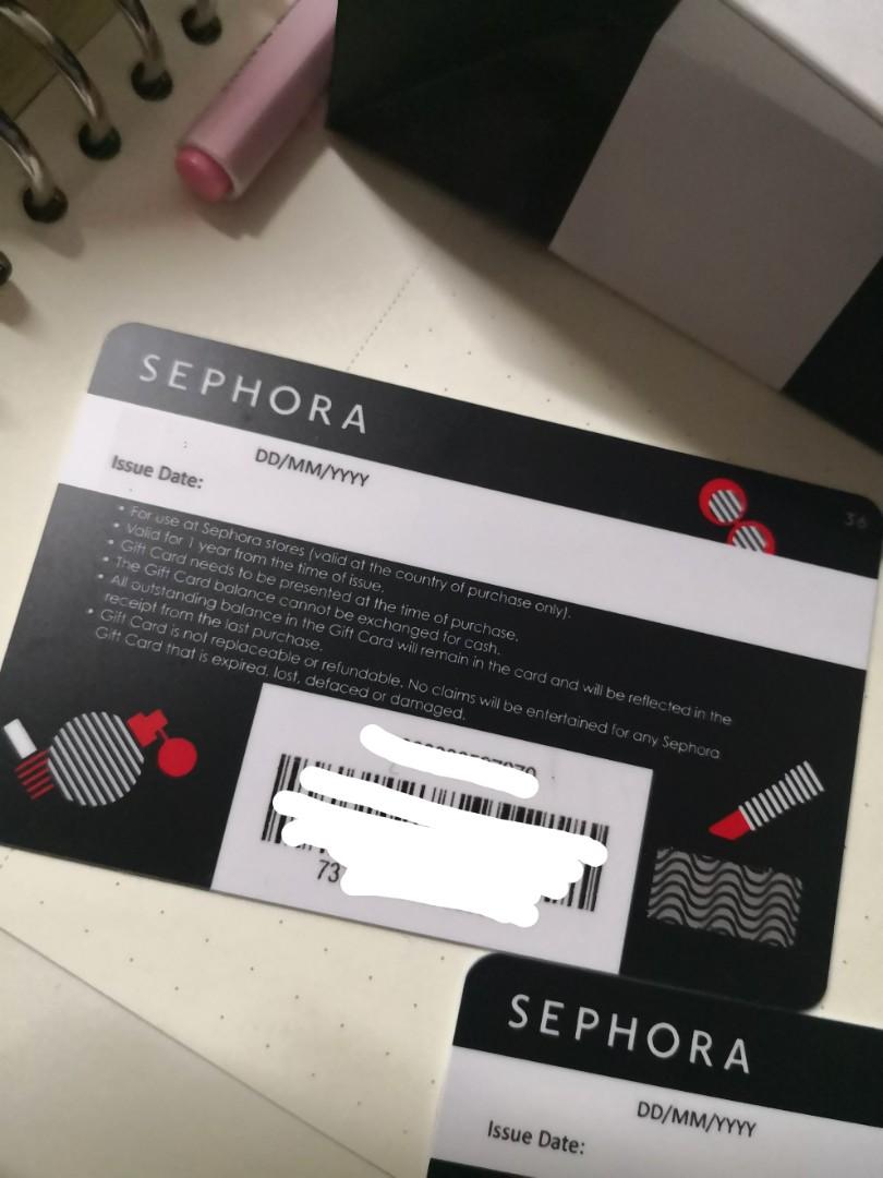 Value RM120 sephora gift card RM100+RM20, FREE RM20, Tickets ...
