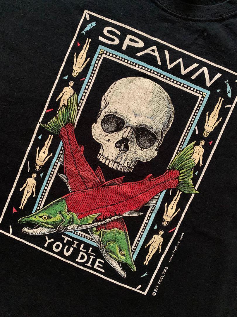 SPAWN TILL YOU DIE” by Ray Troll, Men's Fashion, Tops & Sets
