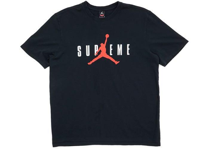 Supreme x Jordan Tee, Men's Fashion 