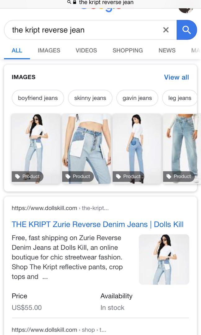 reverse jeans brand