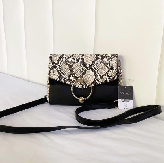 Snakeskin 2025 bag topshop