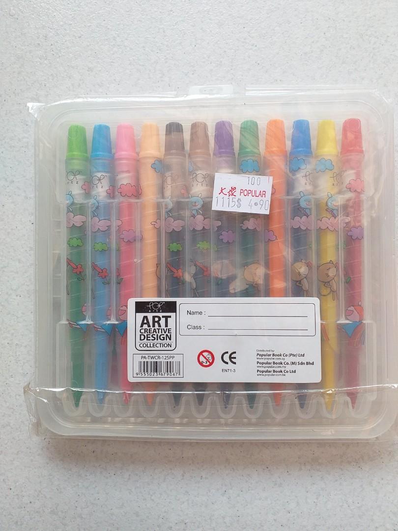 POP ARTZ Twist Crayon 24 Colours – POPULAR Online Singapore