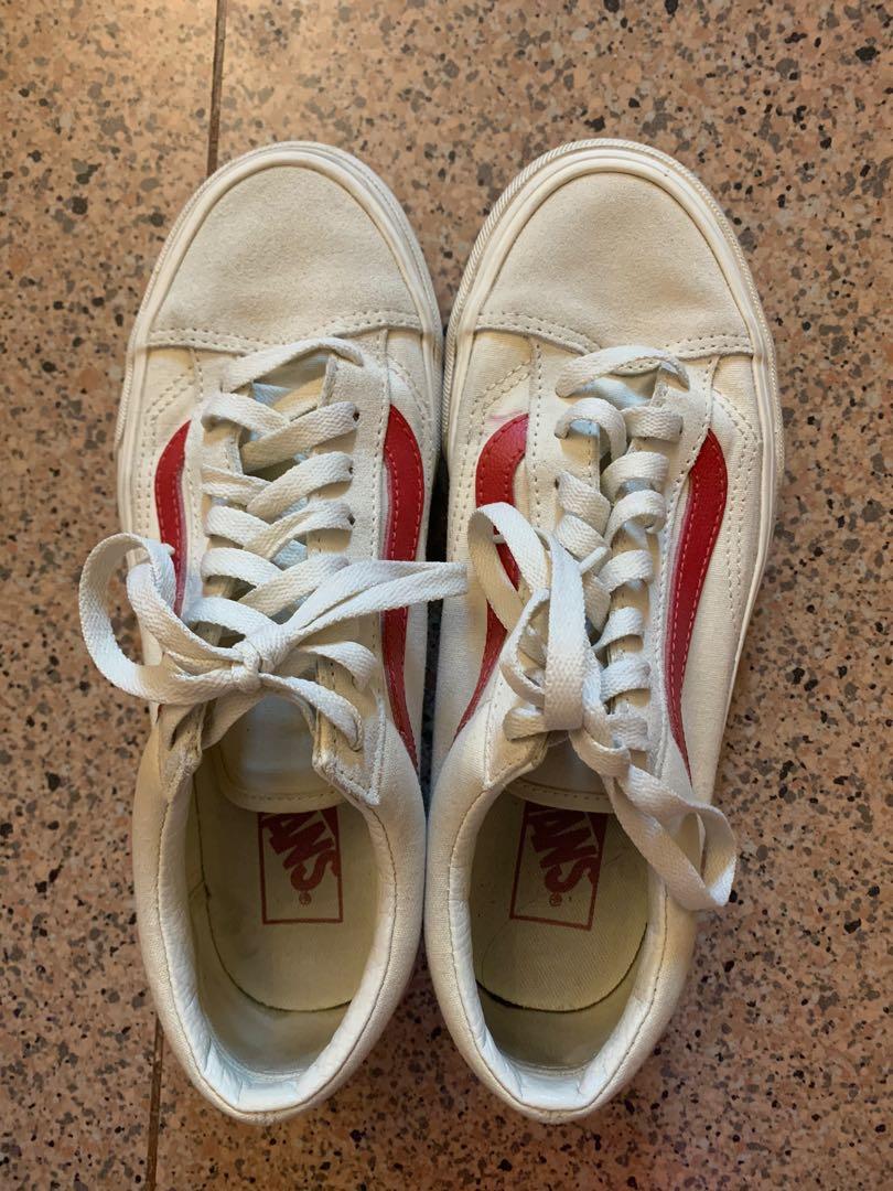 VANS Style 36 Marshmallow Red Women s Fashion Footwear Sneakers