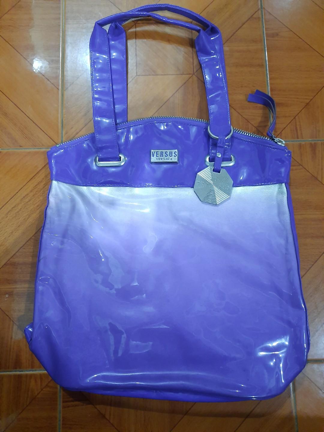versus versace purple bag
