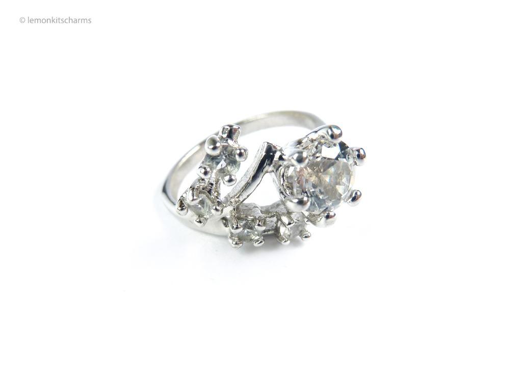 Vintage 1960s Vargas Sterling Silver Ring Size rg153-c