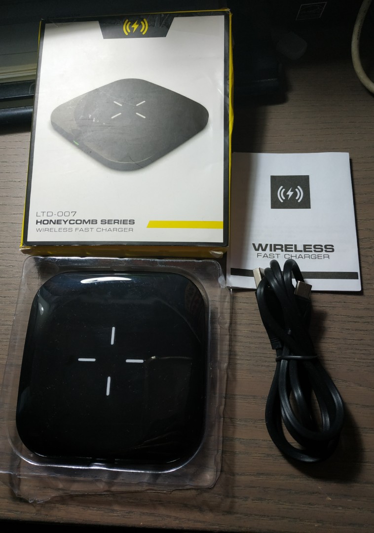 WA) Wireless Charger - Honeycomb Series - LTD-007, Mobile Phones & Gadgets,  Mobile & Gadget Accessories, Chargers & Cables on Carousell