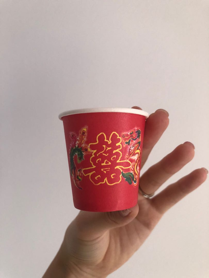 Wedding Paper Cups / Jing Cha Ceremony, Everything Else on Carousell