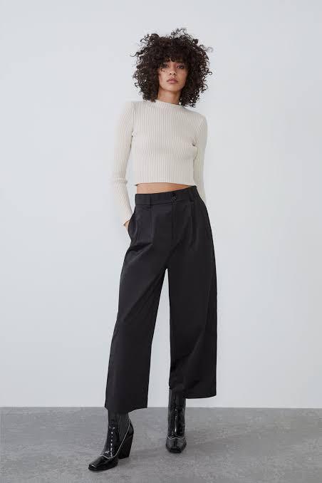 Zara square pants clearance