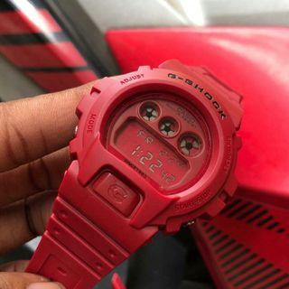 gshock dw6900 red