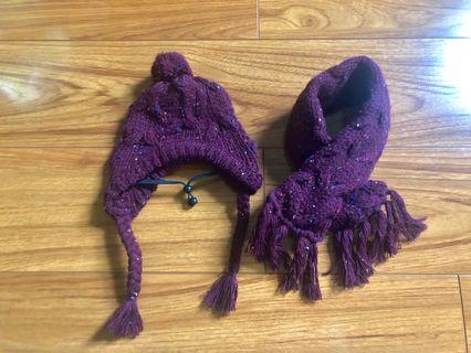 New pet scarf and hat set