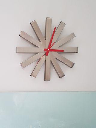 Aluminum Wall Clock 12 inches diameter