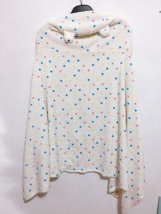 彩色點點懶人毯【#HB8】
