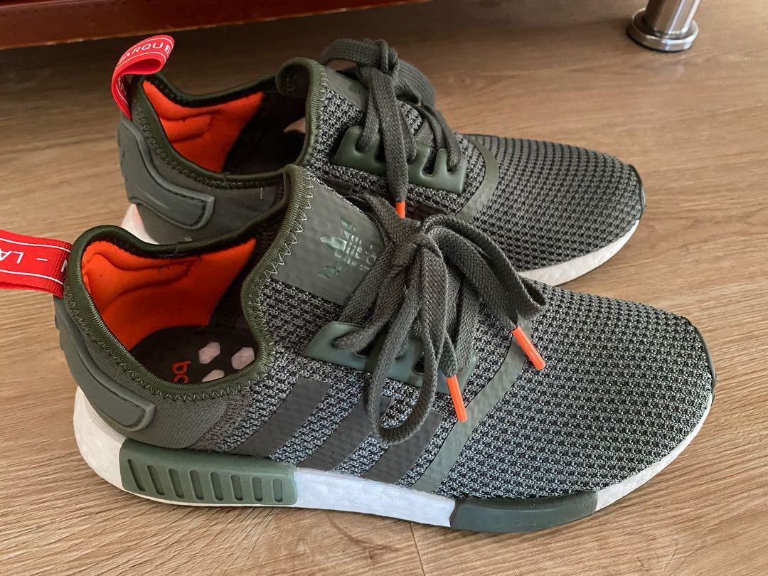 Adidas nmd r1 olive orange store