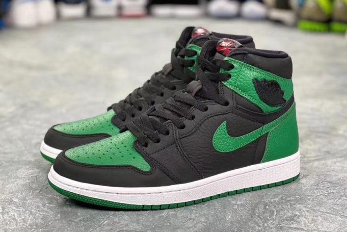 jordan retro 1 high og pine green