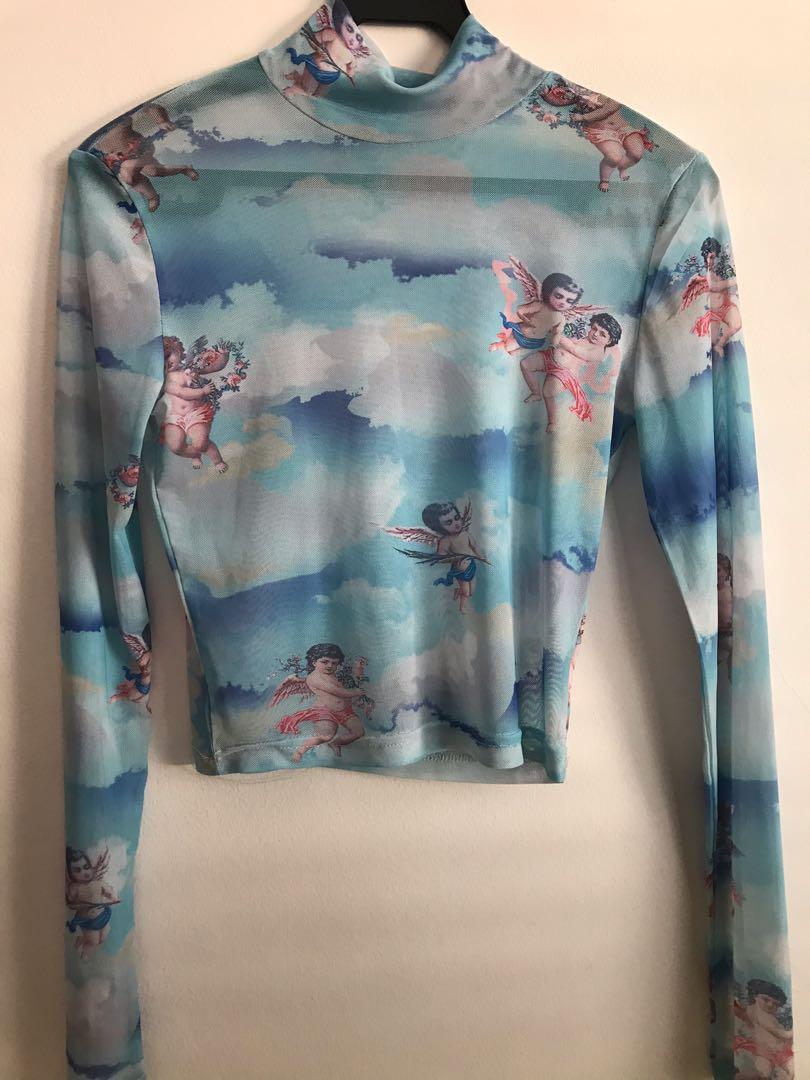 mesh cherub top