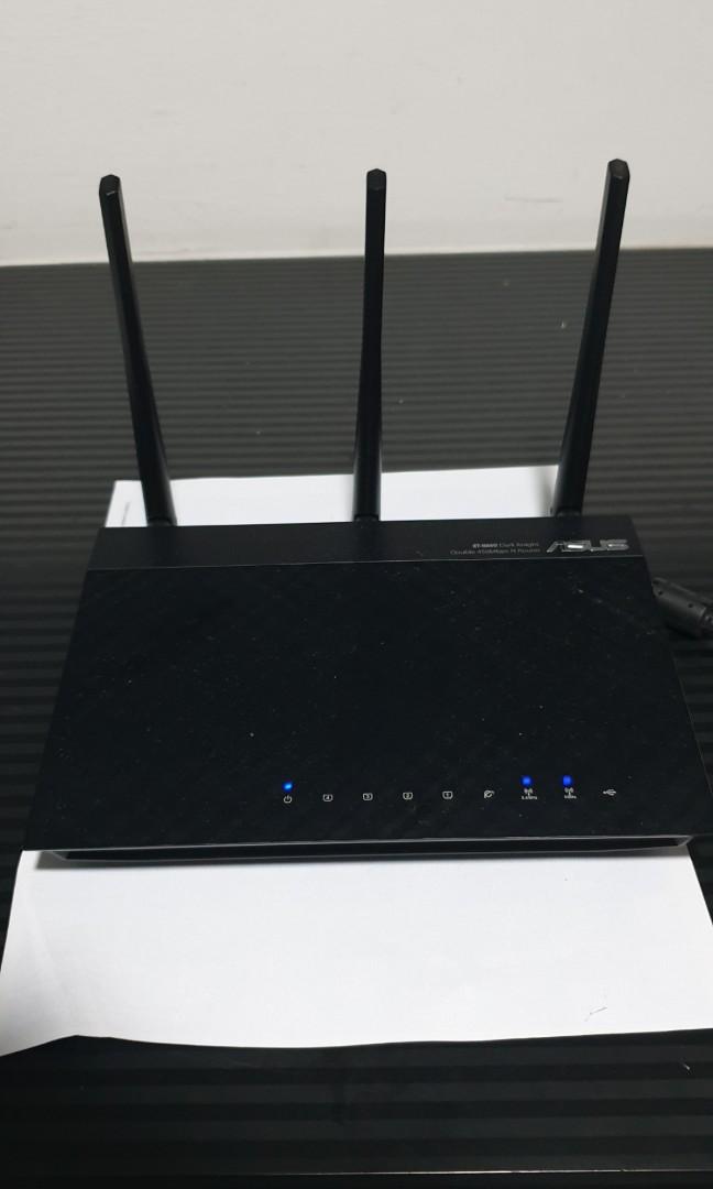 Asus Rt N66u Gigabit Dual Band Wireless Router Electronics Computer Parts Accessories On Carousell