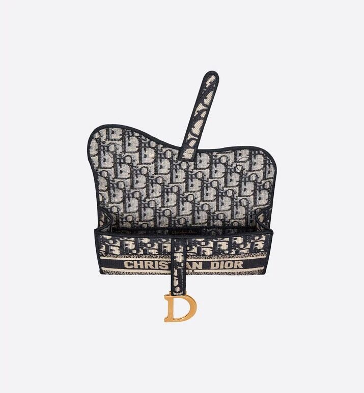 Blue Saddle Dior Oblique Pochette
