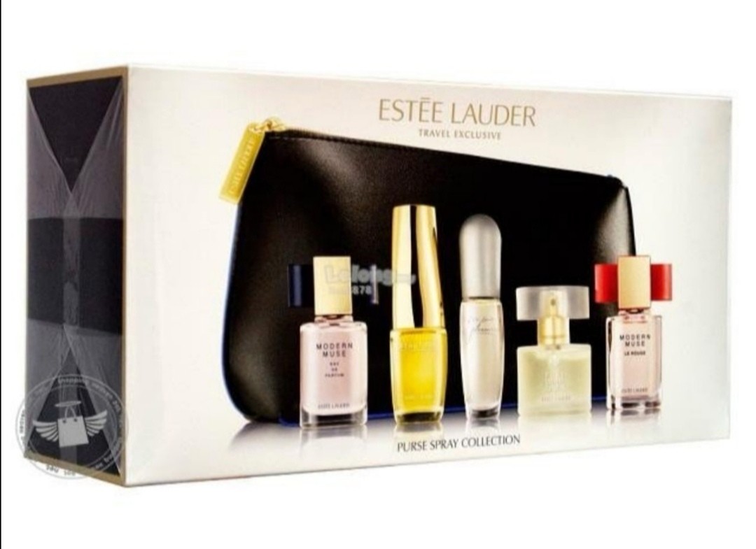 BNIB Authentic Est e Lauder Purse Spray Collection Travel Exclusive 5 PC Gift Set for Women