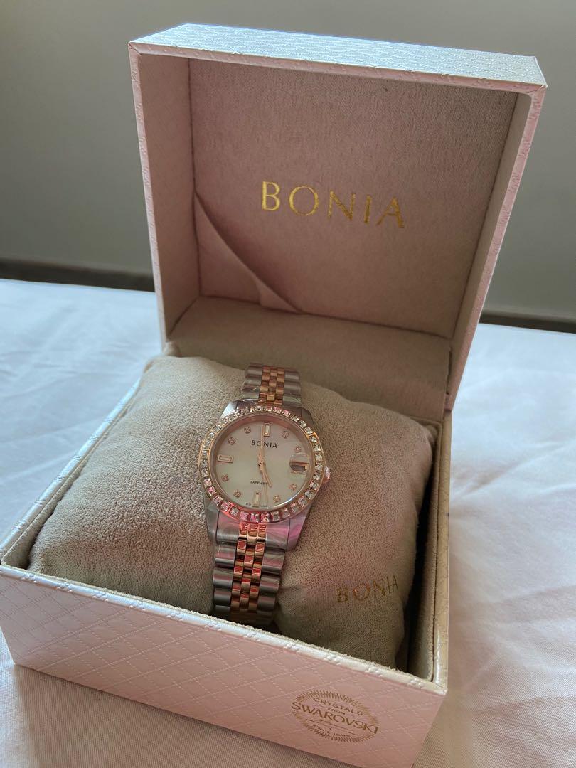 Bonia Watch with Swarovski Crystal