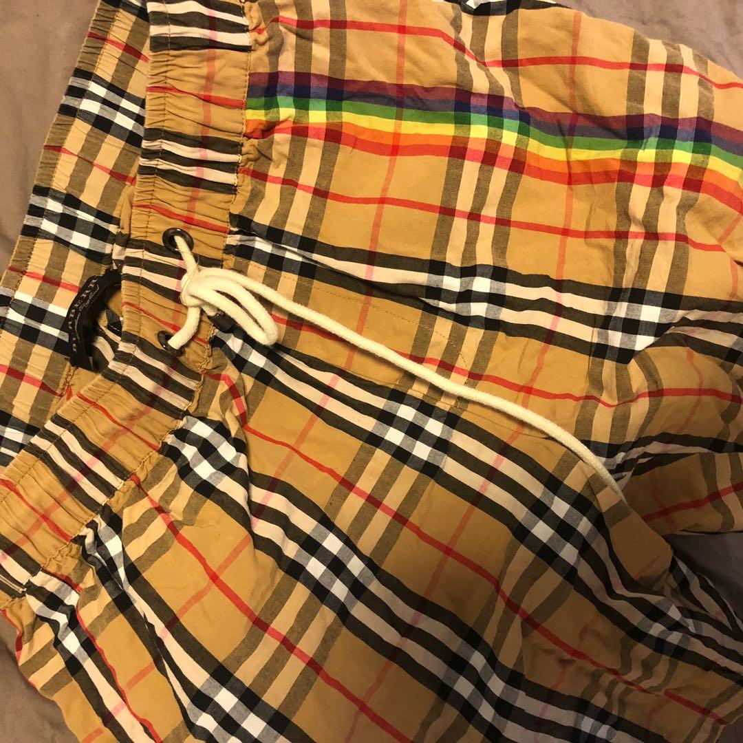 Burberry shorts clearance womens yellow