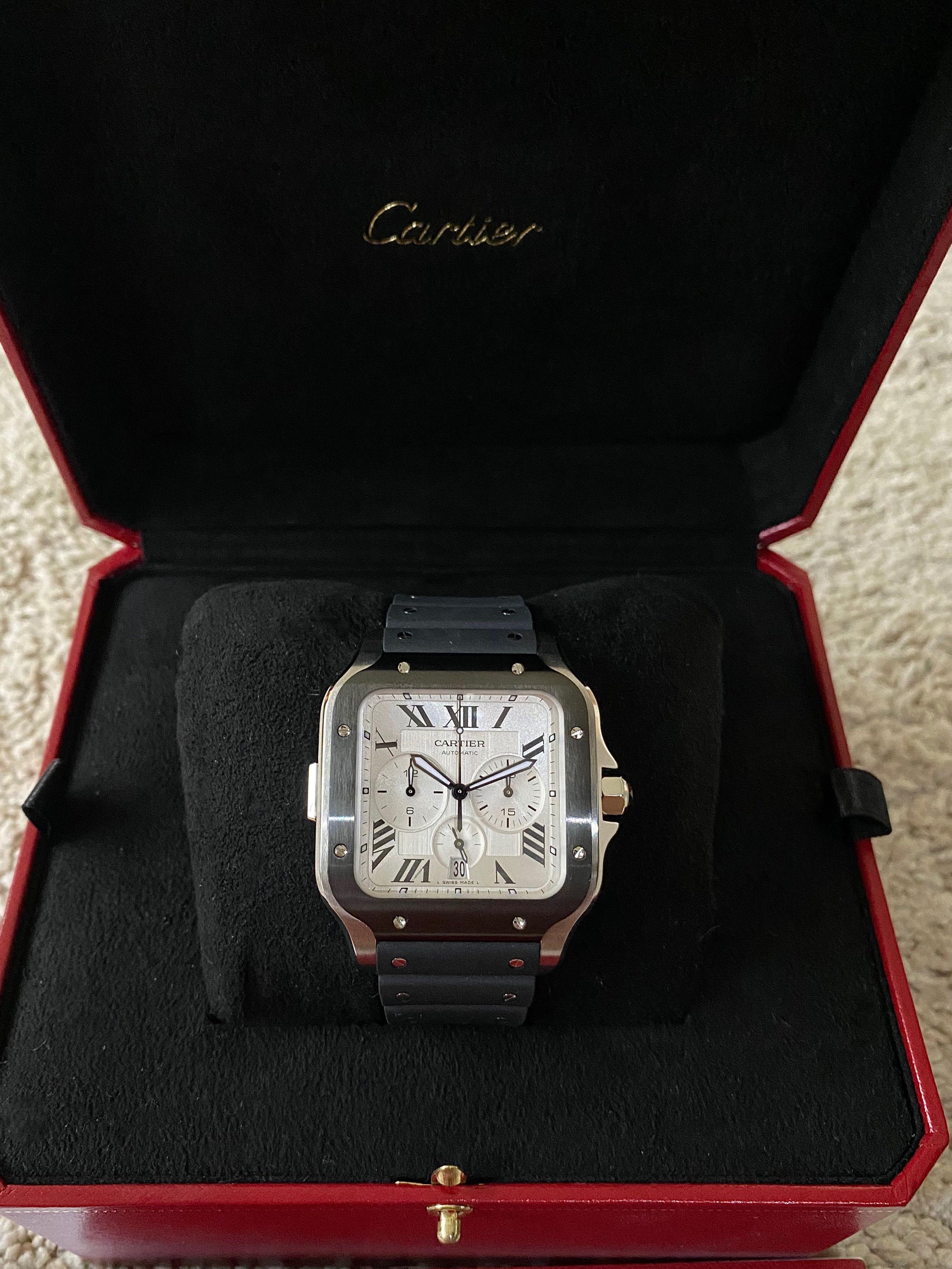 2019 Cartier Santos Chrono Xl Luxury Watches On Carousell