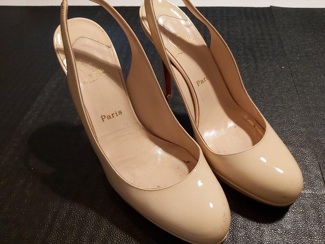 louboutin slingback pump