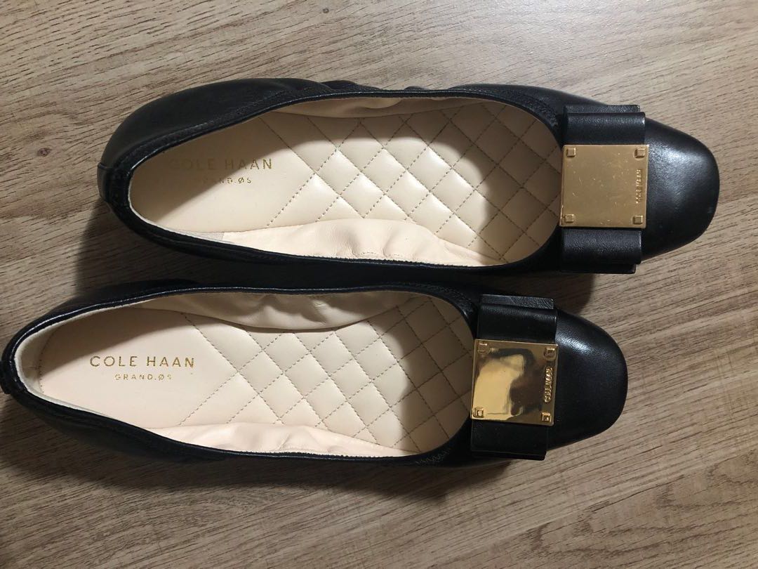 Tali bow best sale ballet flats