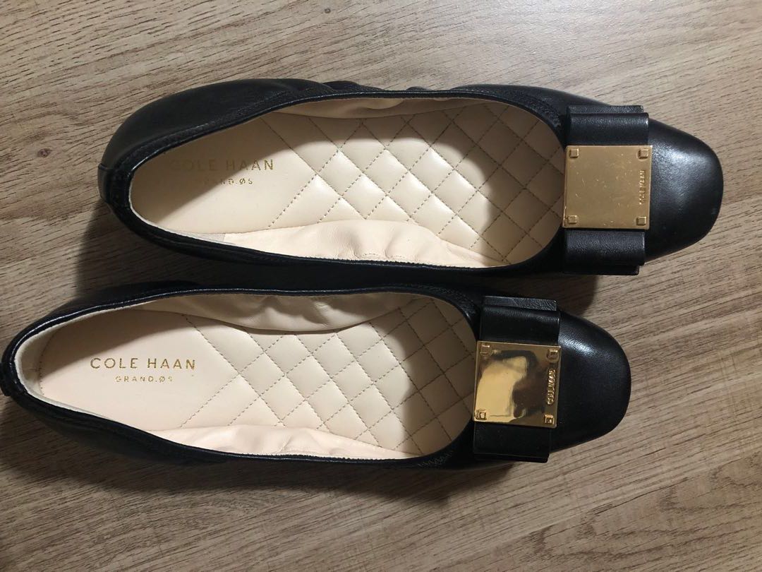 Cole Haan Tali Bow Ballet Flats, Women'S Fashion, Footwear, Flats & Sandals  On Carousell