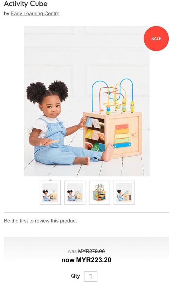 Early learning deals activity cube