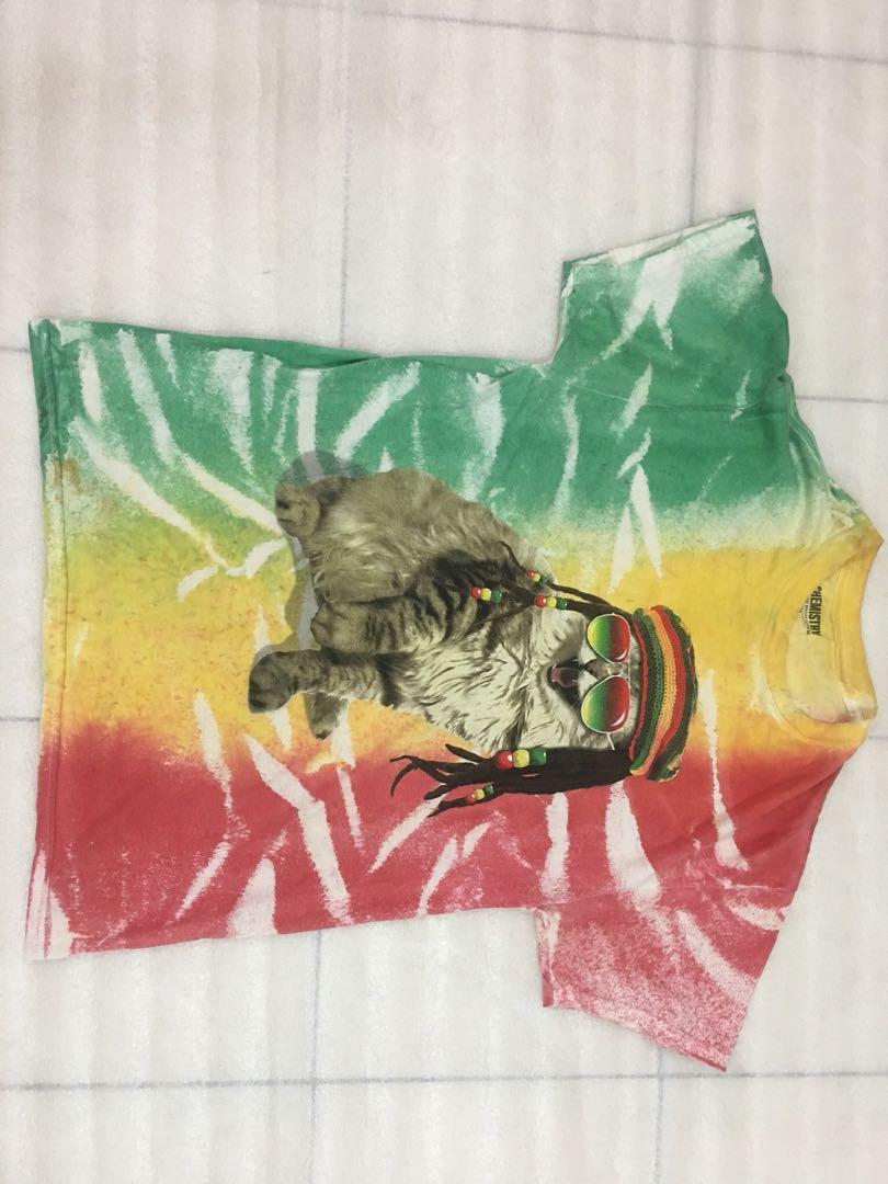 Rasta discount cat shirt