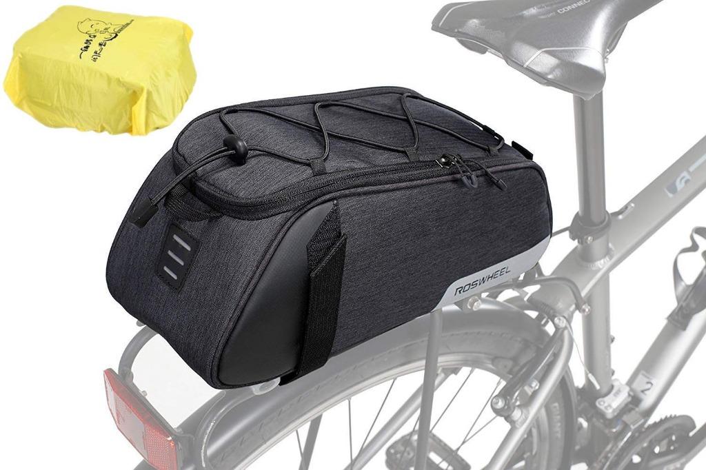 Hot Roswheel Bike Bag Bike Pannier Bag Bike Trunk Bag Waterproof Bicycle Rear Rack Bag With Rain Cover For Cycling Bicycles Pmds Parts Accessories On Carousell