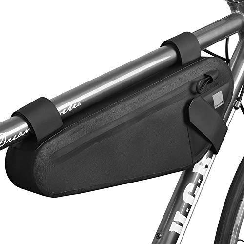 Roswheel Bicycle Frame Tube Bag Water Resistant Black Bicycle Bag Front Top Tube