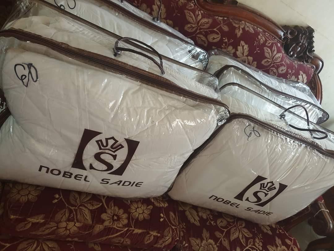 Hotel type comforter (Category: Laundry Baskets) located in Mandaluyong City. Submitted by shopmla (Listing ID 281115514, Image 3). Description: ‼️CLEARANCE SALE‼️ NOBEL SADIE 100% Natural Cotton Comforter Hotel Style. Double (150x200cm) - Php750.00 Queen (180x220cm) - Php840.00 King (200x230cm) - Php950.00 Color: White ONLY Shipping via Lalamove charge to buyer Bdo Bpi family.