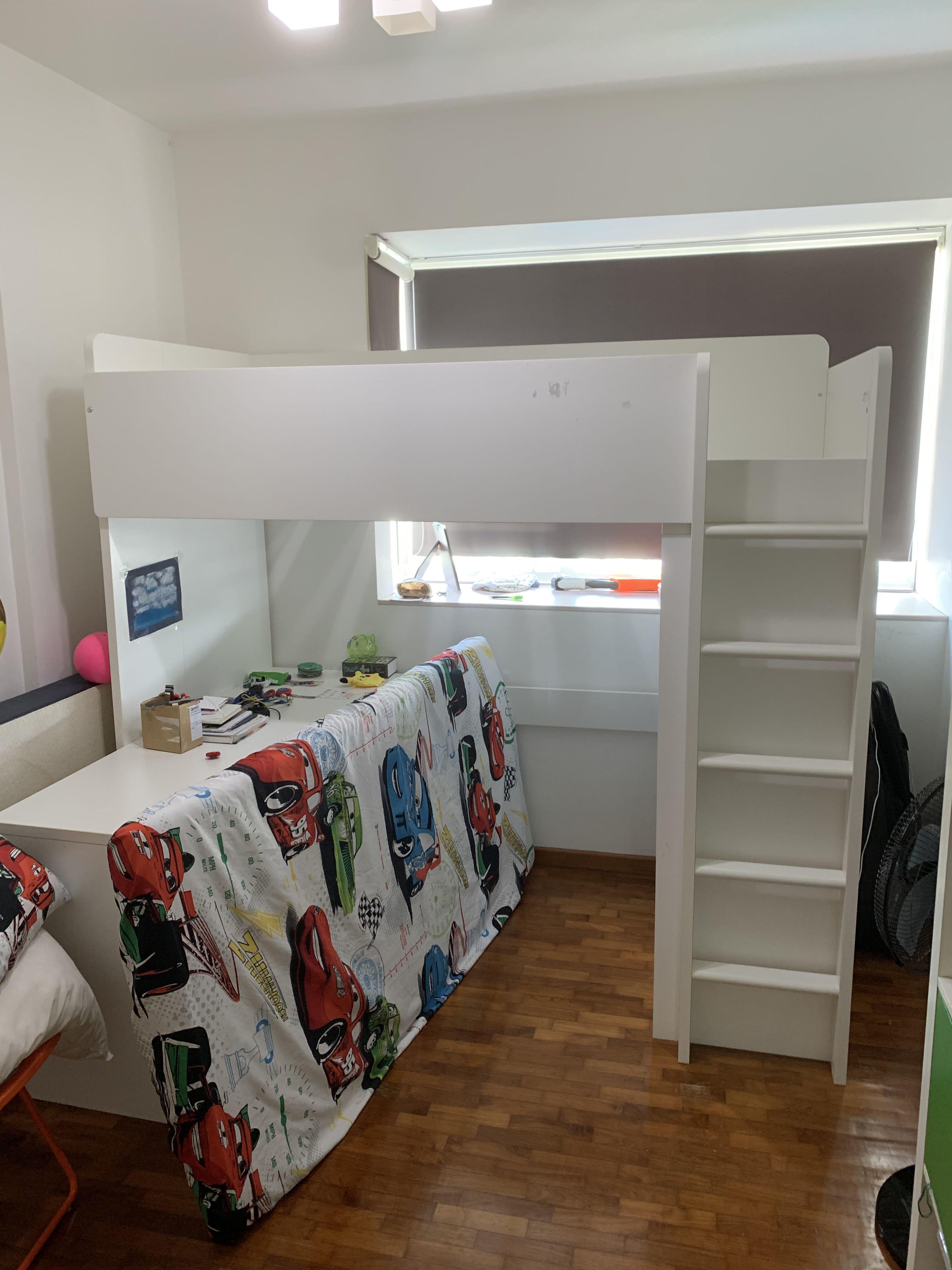 Ikea stuva loft bed bunk bed, Furniture, Beds & Mattresses on Carousell
