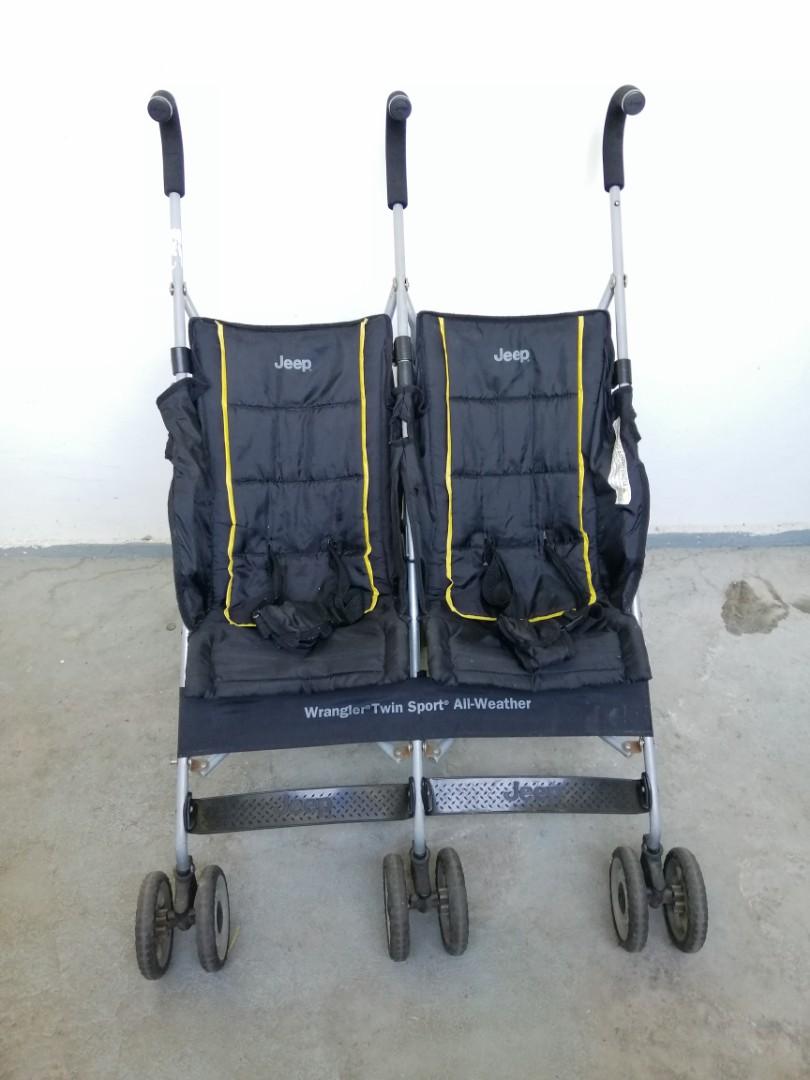 Jeep wrangler twin sport all weather stroller cheap