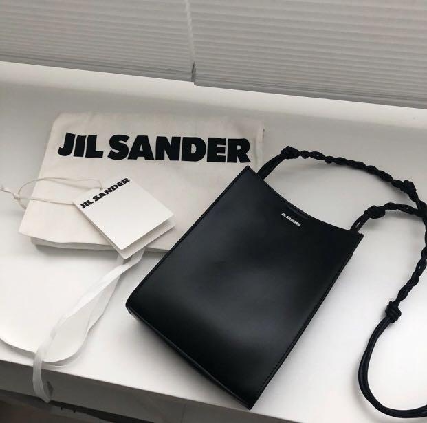JIL SANDER small tangle bag 全新黑色扭繩 設計方包 正品現貨