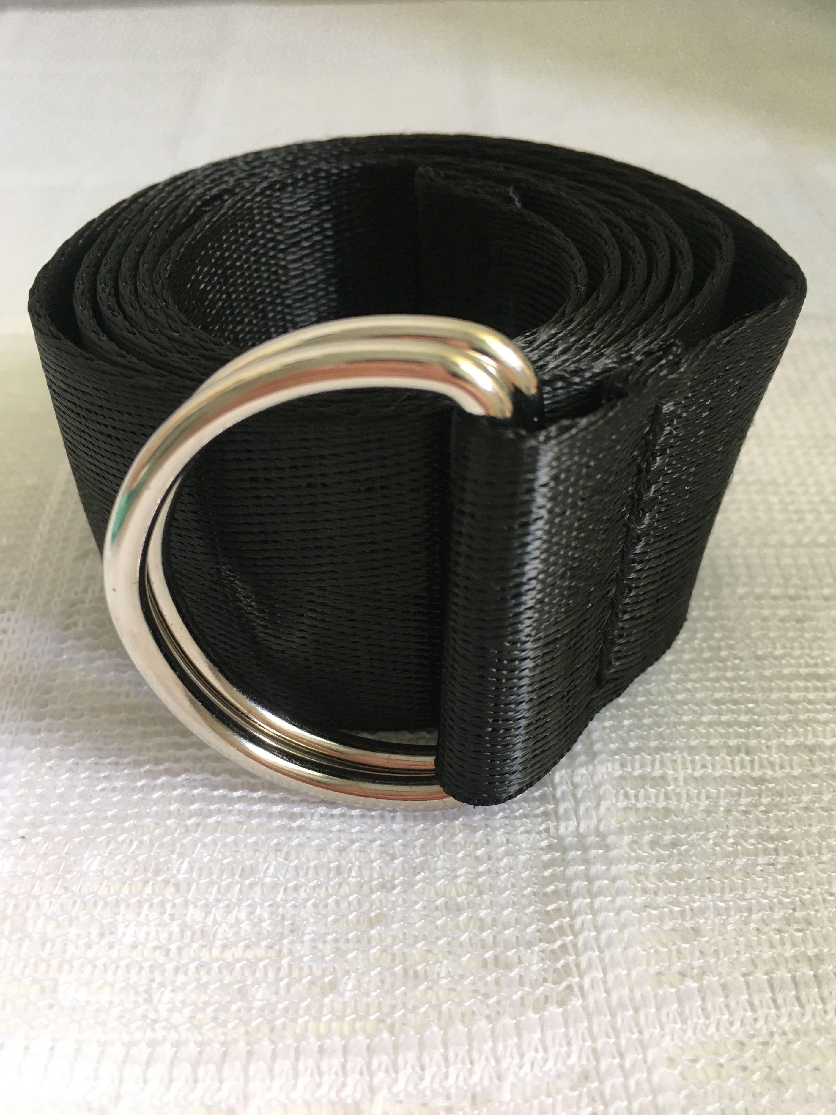Korean Style Silver D Ring Black Belt Men S Fashion Watches Accessories Belts On Carousell
