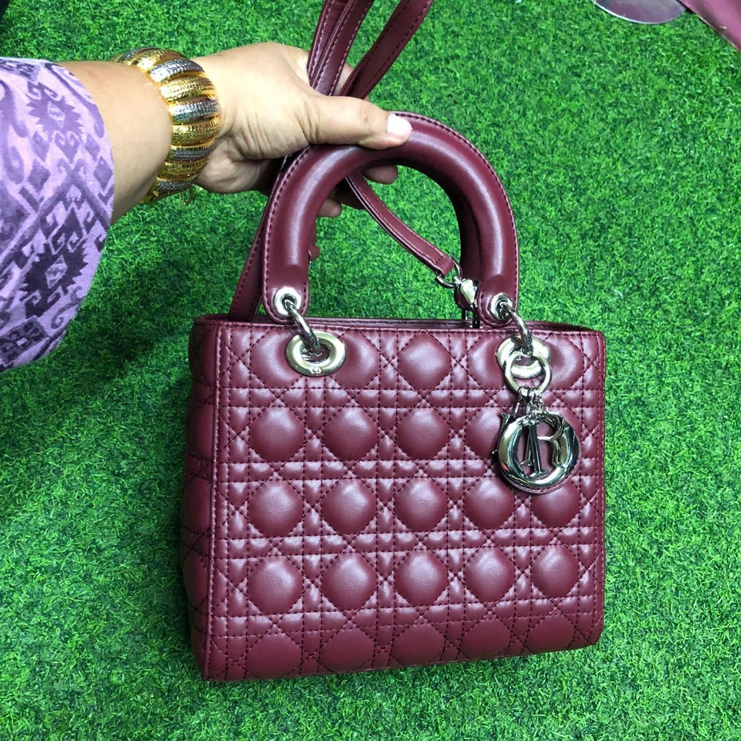 Dior maroon bag sales