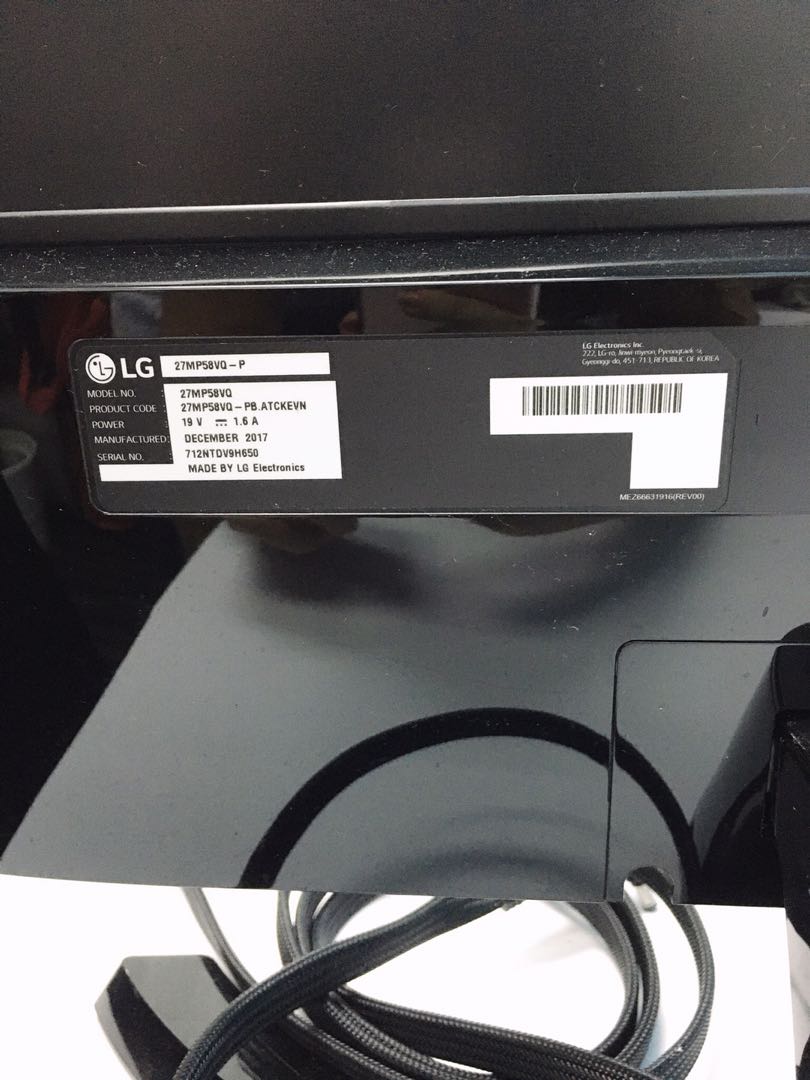 LG monitor, HDMI Cable, Computers & Tech, Parts & Accessories, Monitor