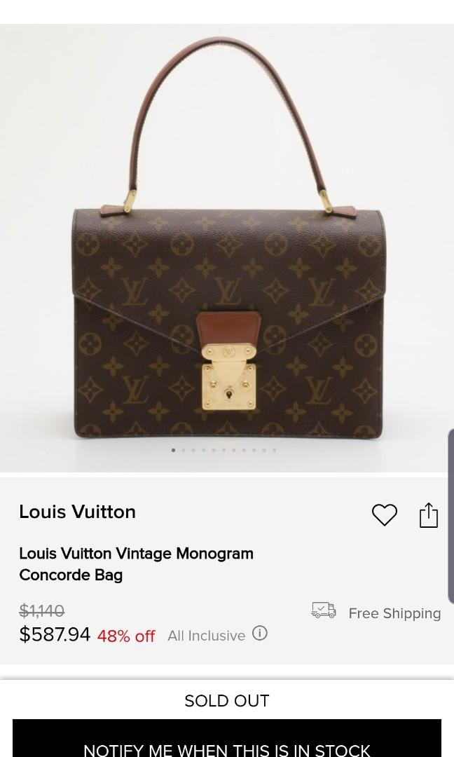 Vintage Louis Vuitton Concorde 