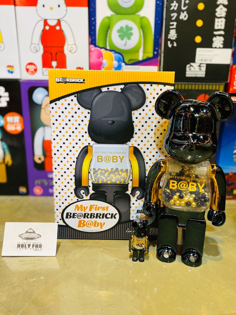 MEDICOM TOY BE@RBRICK - MY FIRST BE@RBRICK B@BY innersect BLACK