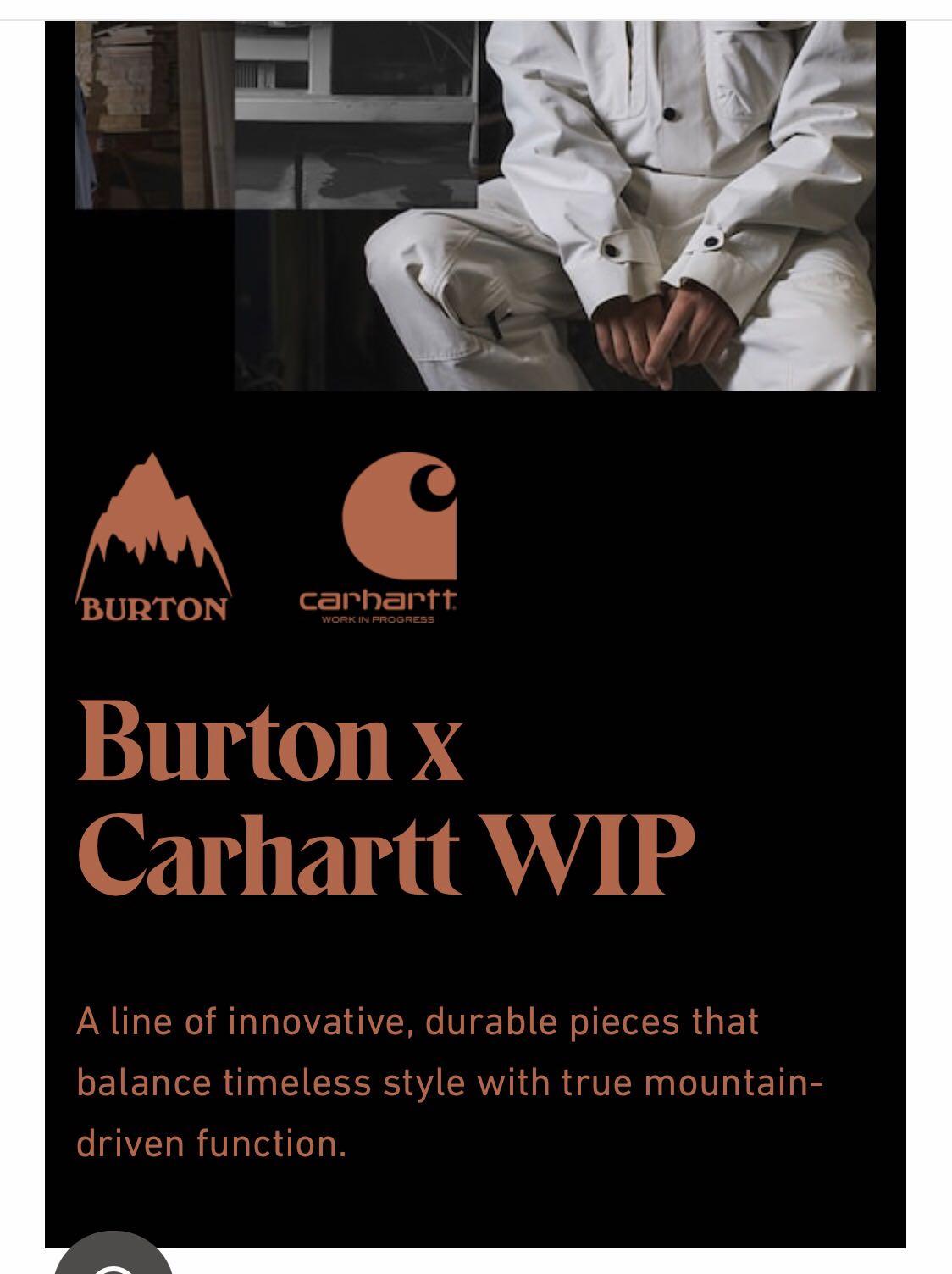Men's burton x carhartt wip wakeby 3l parka jacket shop