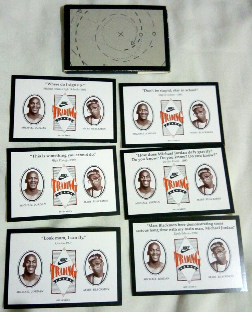 michael jordan nike promo card